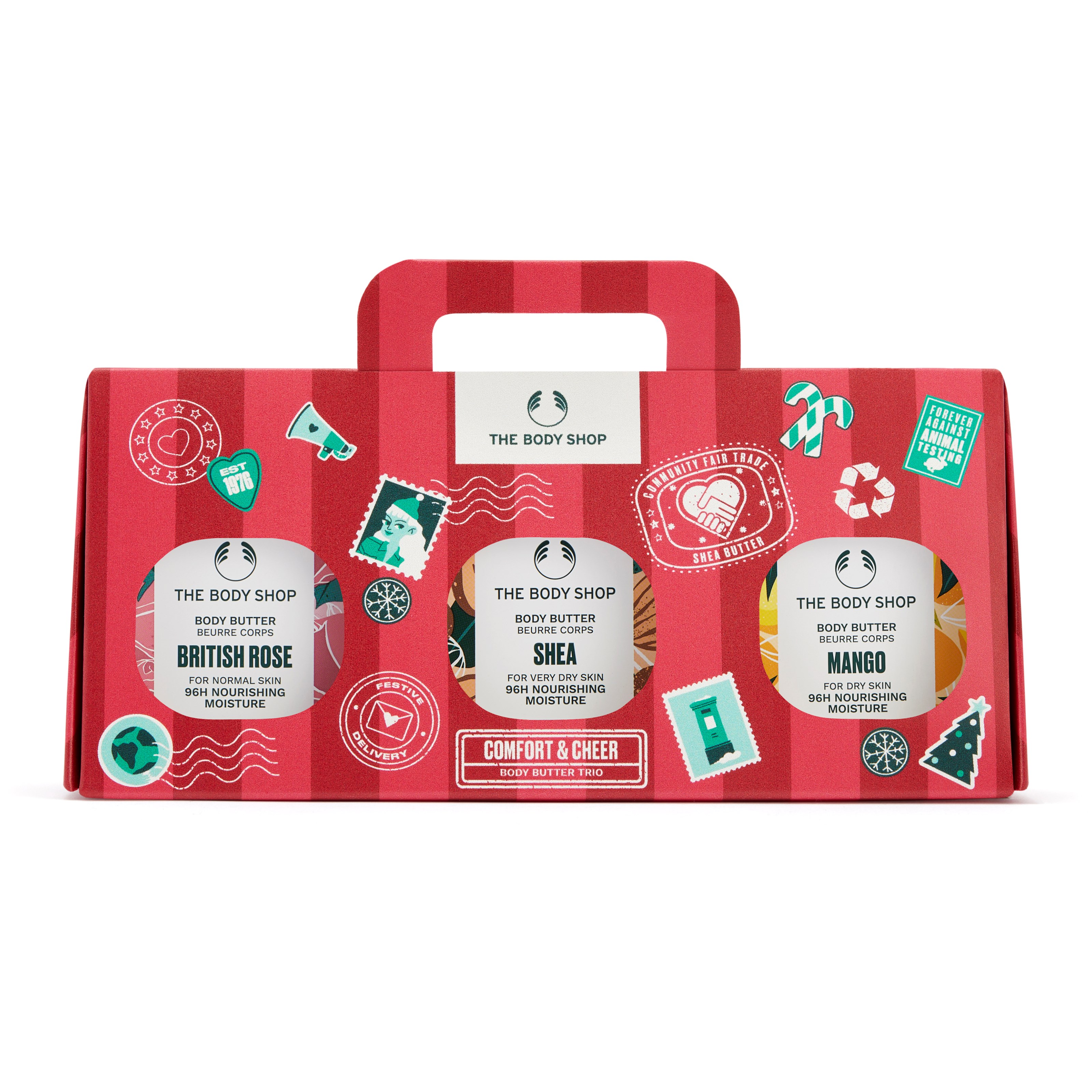 The Body Shop Comfort & Cheer Christmas Body Butter Trio