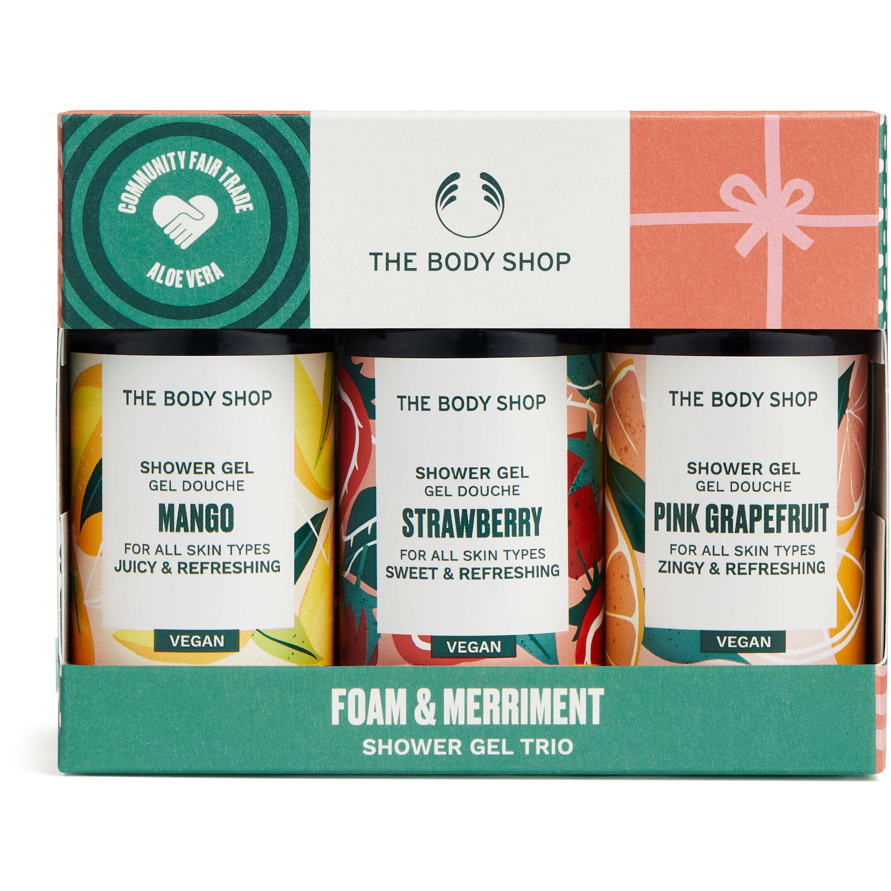 The Body Shop Foam & Merriment Shower Gel Trio