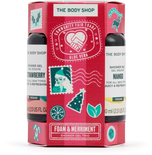 The Body Shop Foam & Merriment Shower Gel Trio