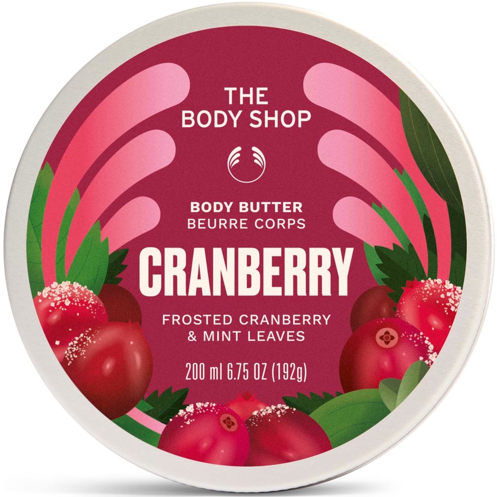 The Body Shop The Body Shop Cranberry Frosted Cranberry & Mint Leaves Body Butter 200 ml