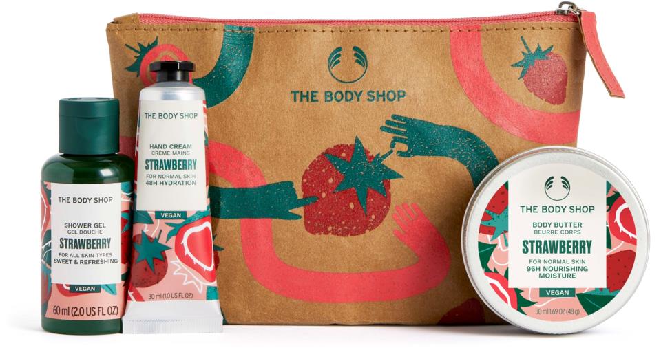 THE BODY SHOP Lather & Slather Strawberry Gift Bag