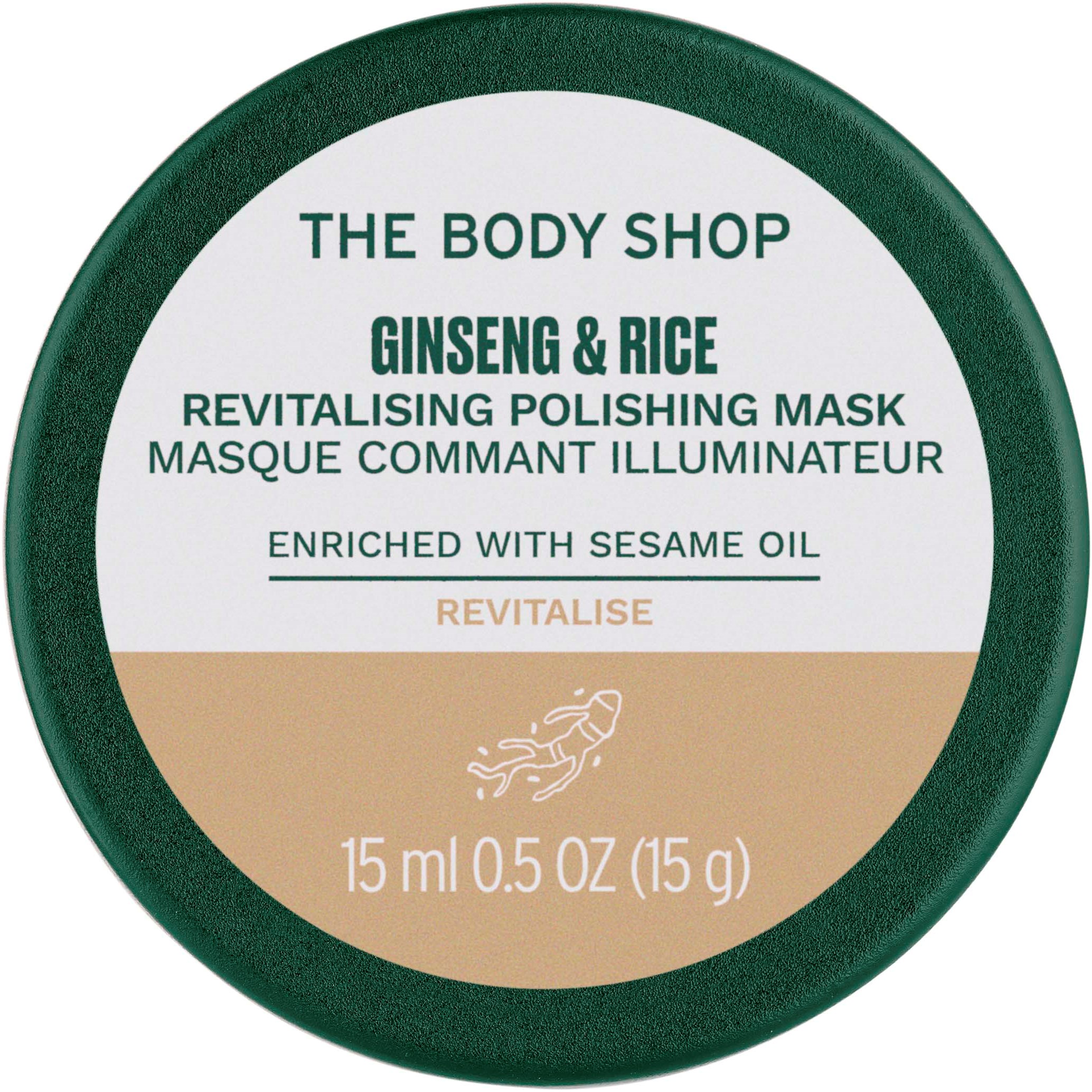 The Body Shop Ginseng & Rice Revitalising Polishing Mask 15 ml