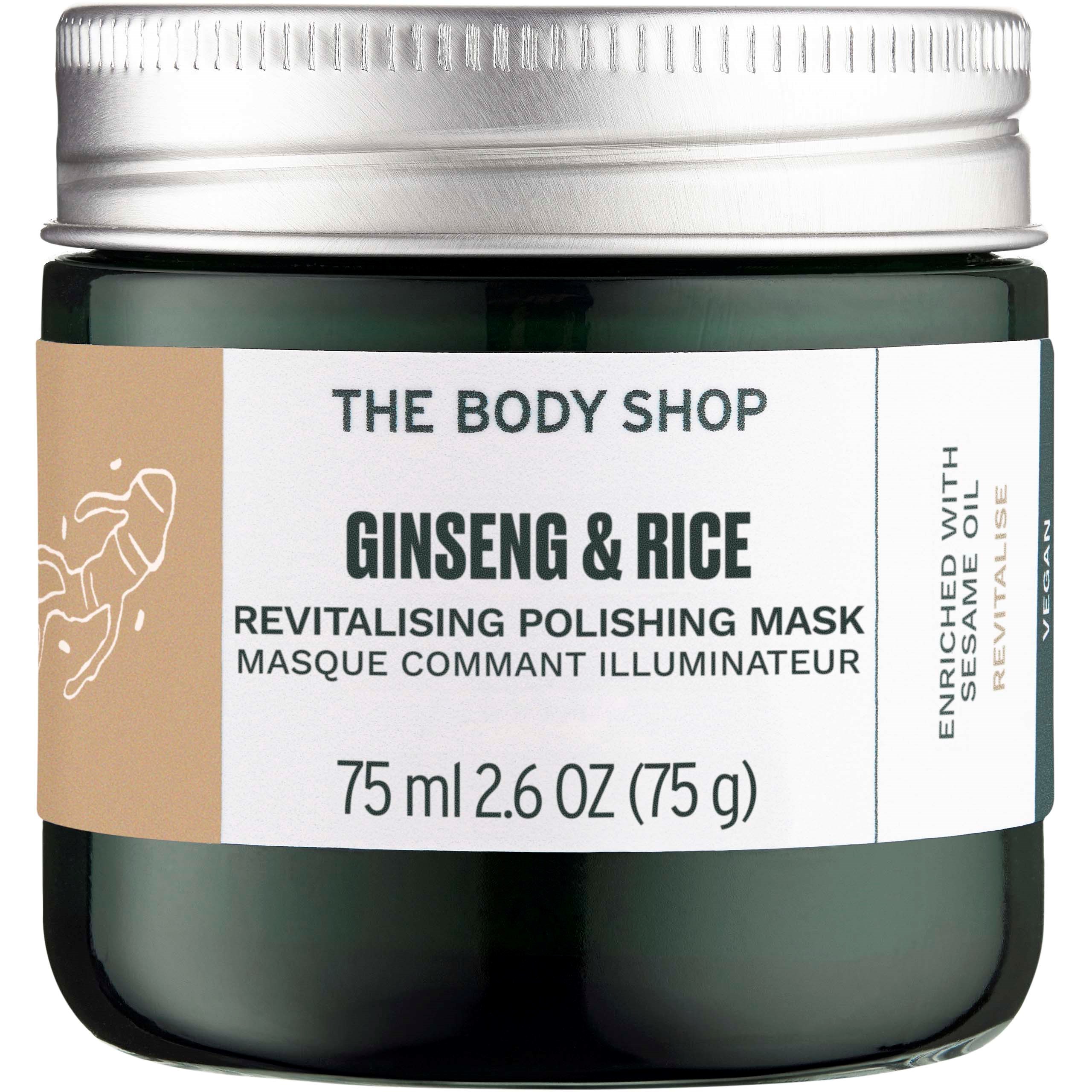 The Body Shop Ginseng & Rice Revitalising Polishing Mask 75 ml