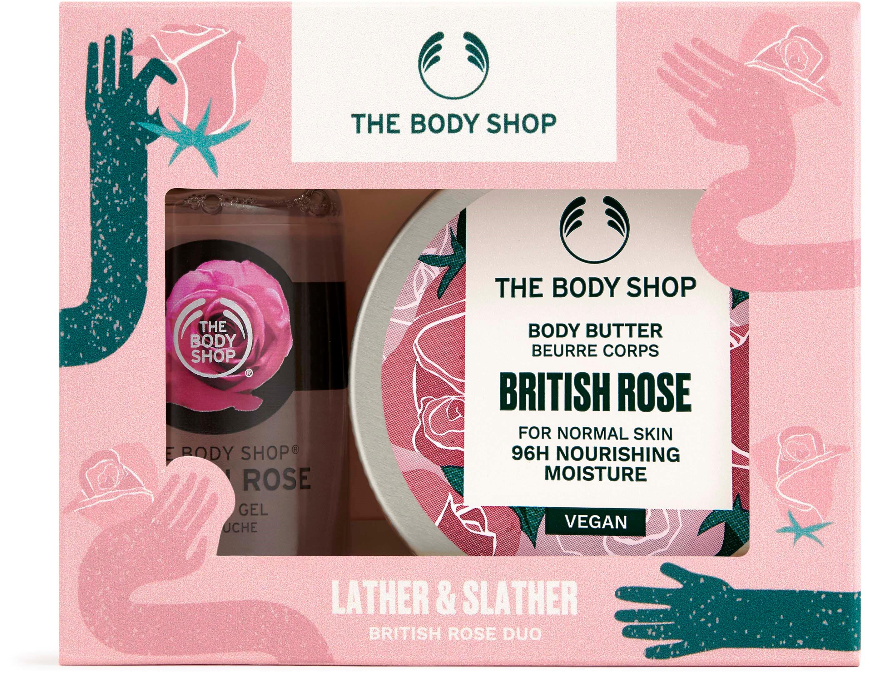 Brirish Roses The Body Shop British Rose Lather & Slather British Rose Duo | lyko.com
