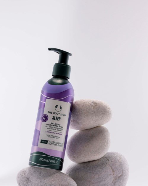 The Body Shop Lavender & Vetiver Wellness Sleep Relaxing Hair & Body Wash 200 ml