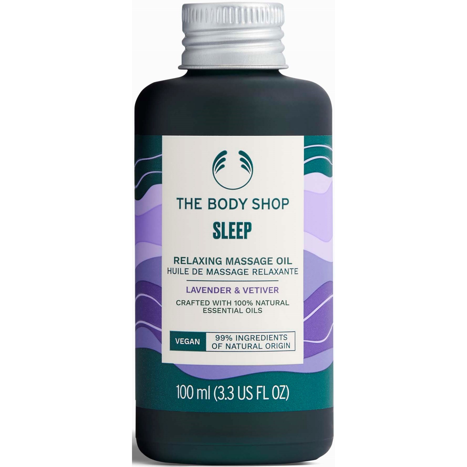 The Body Shop Lavender & Vetiver Wellness Sleep Relaxing Massage Oil 100 ml