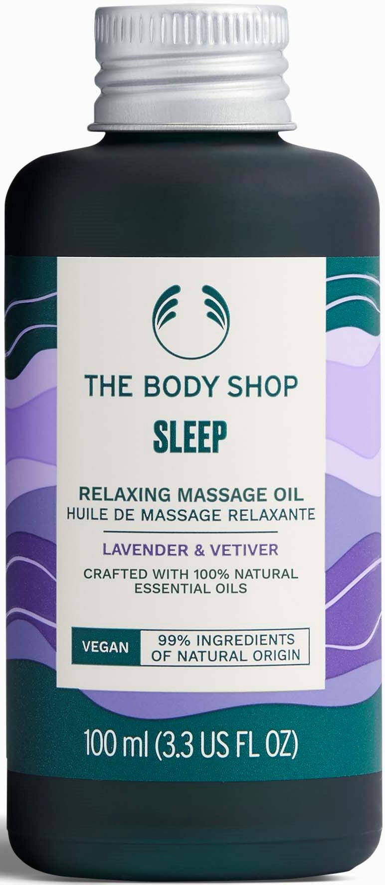 The Body Shop Lavender & Vetiver Wellness Sleep Relaxing Massage Oil 100 ml