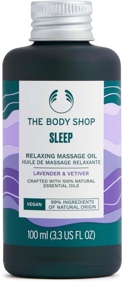 THE BODY SHOP Lavender & Vetiver Sleep Relaxing Massage Oil 100 ml