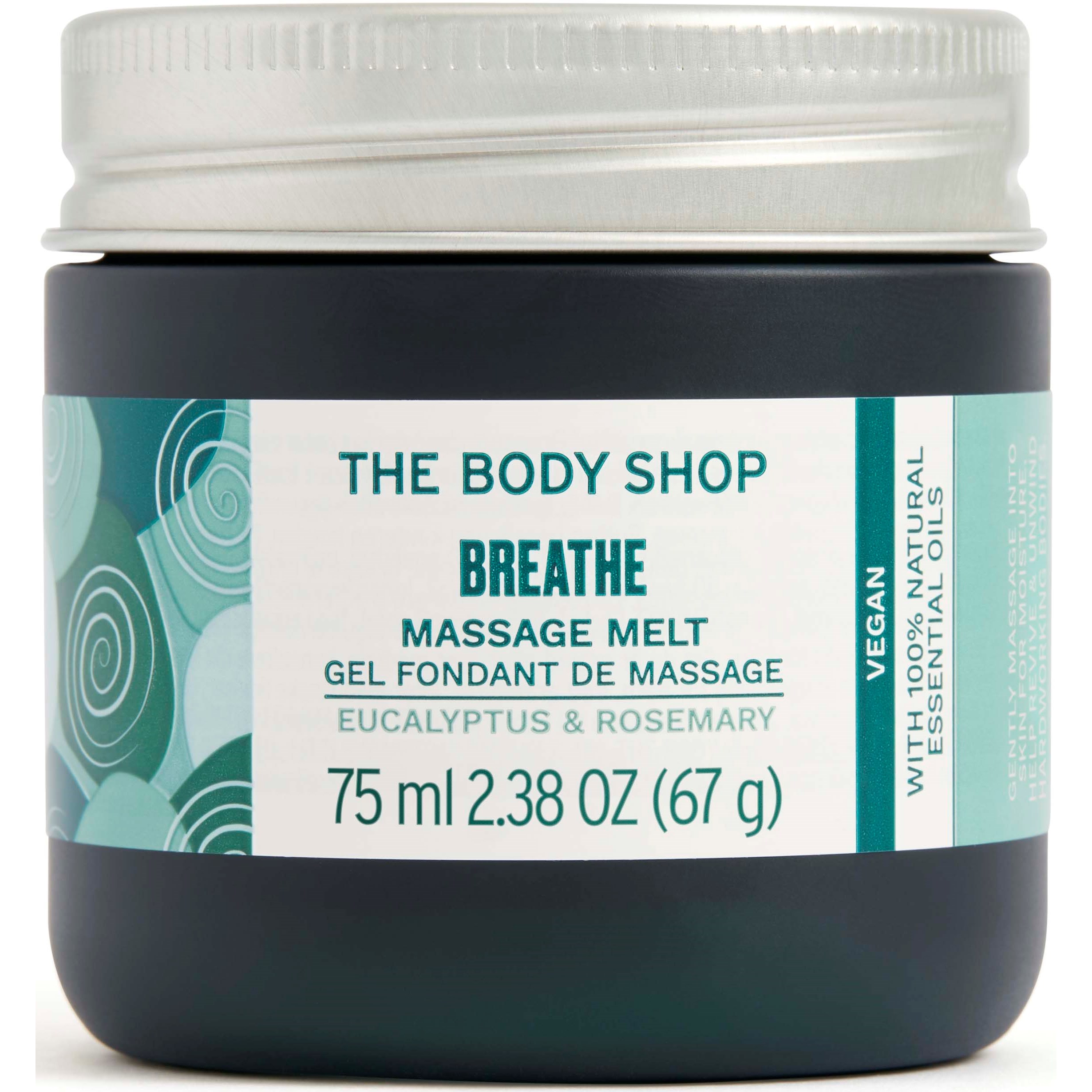 Läs mer om The Body Shop Eucalyptus & Rosemary Wellness Breathe Massage Melt 75 m