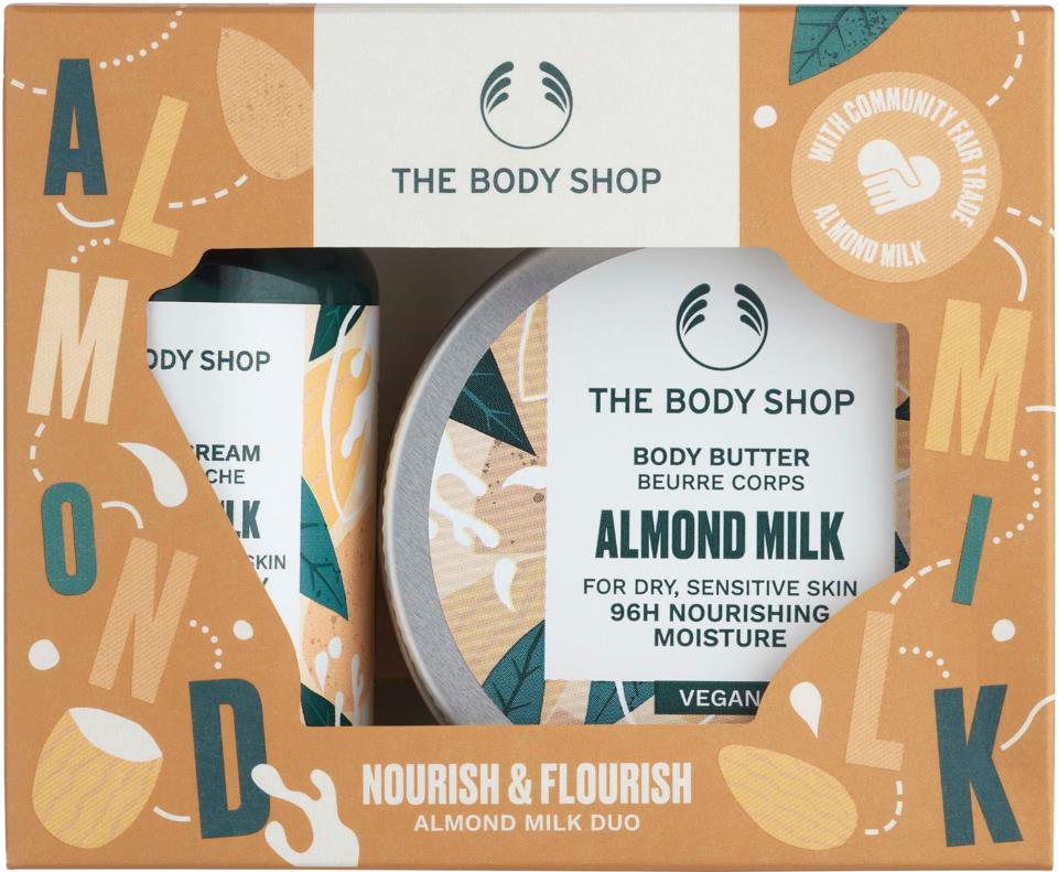 The Body Shop Nourish & Flourish Almond Milk Duo