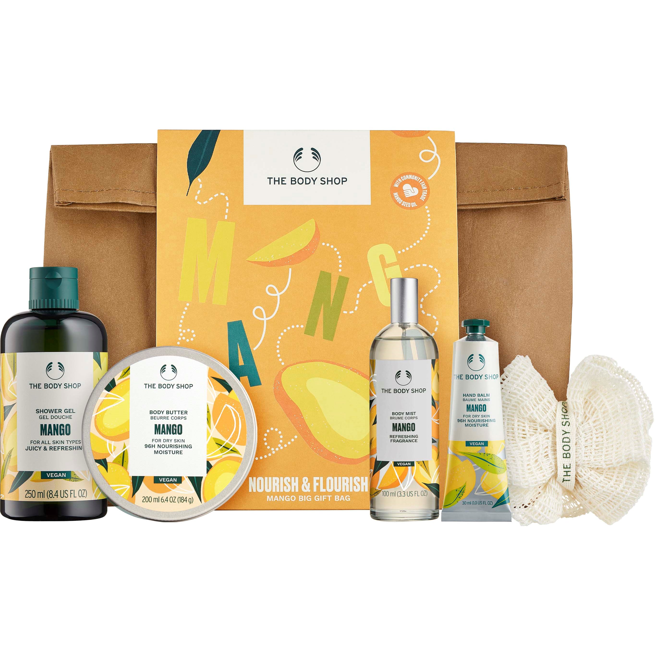 Läs mer om The Body Shop Mango Nourish & Flourish Mango Big Gift Bag