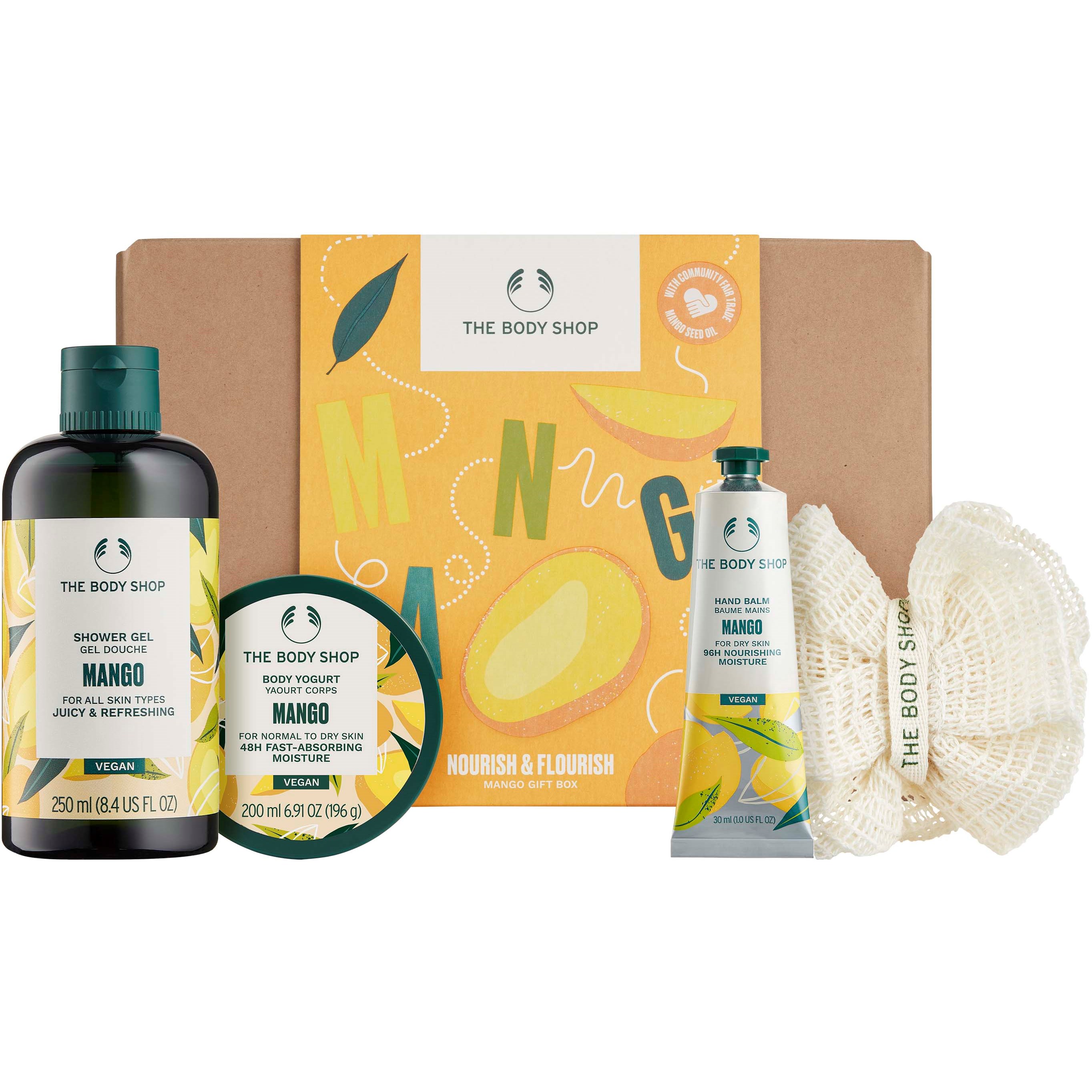 Läs mer om The Body Shop Mango Nourish & Flourish Mango Gift Box