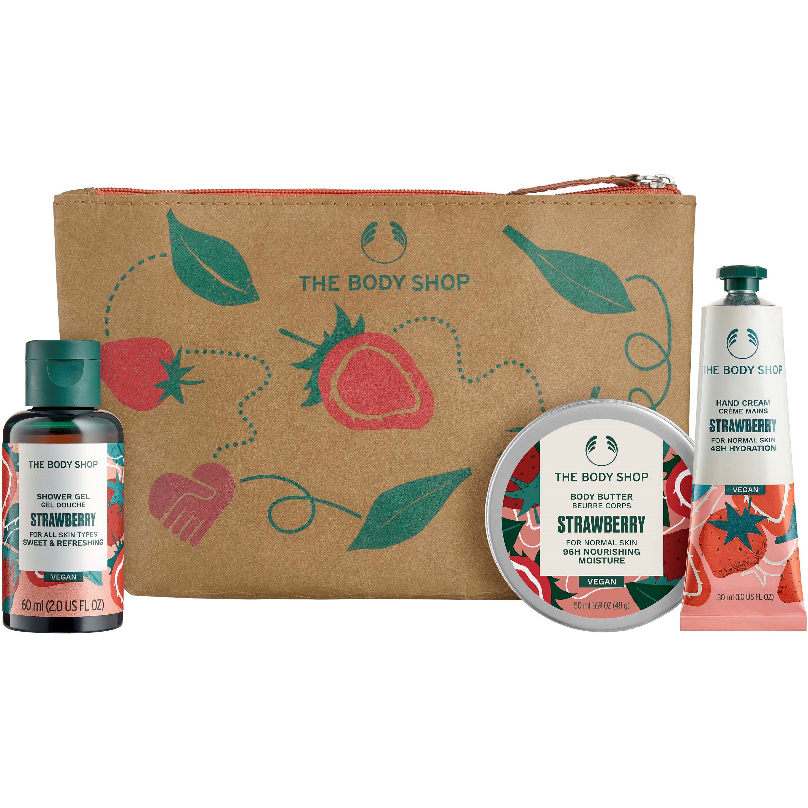 Läs mer om The Body Shop Strawberry Nourish & Flourish Strawberry Mini Gift