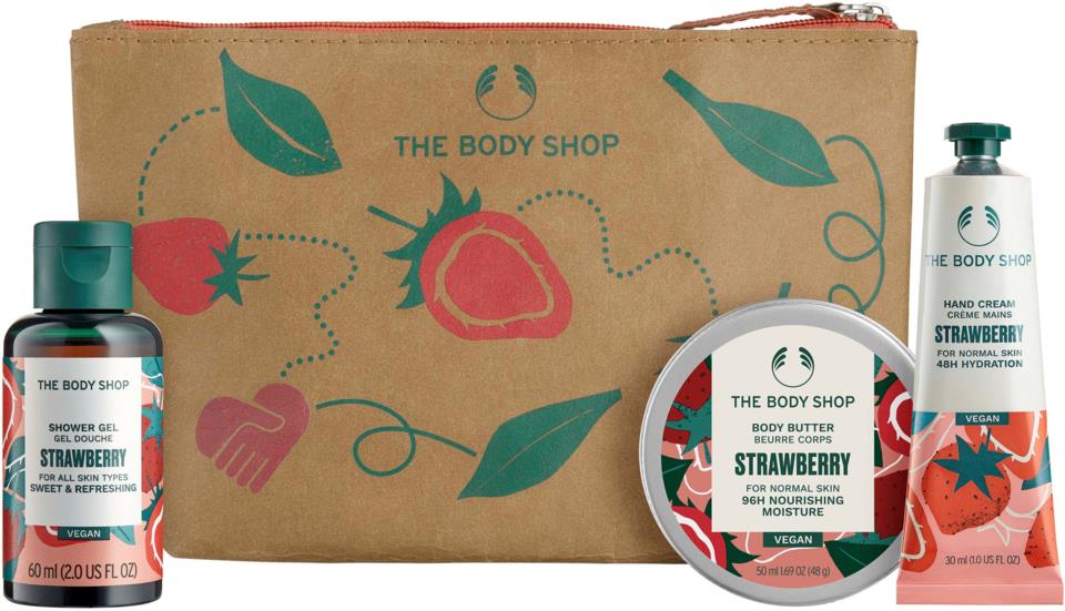 The Body Shop Nourish & Flourish Strawberry Mini Gift