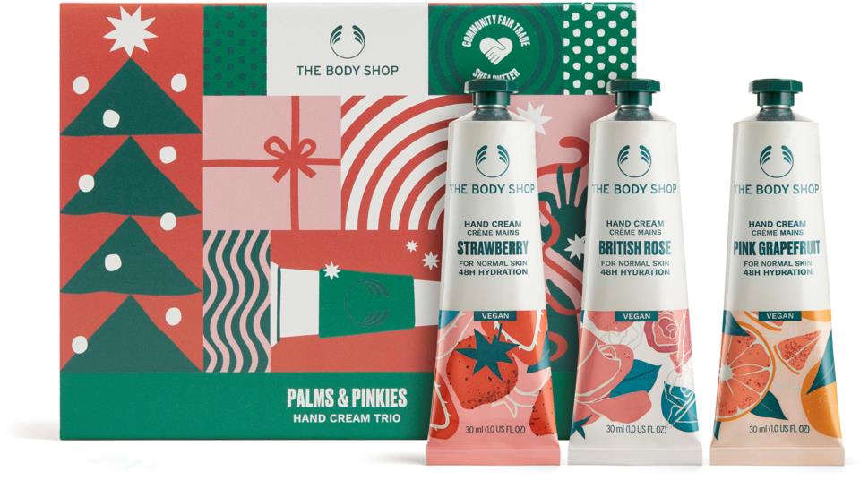 The Body Shop Palms & Pinkies Hand Cream Trio
