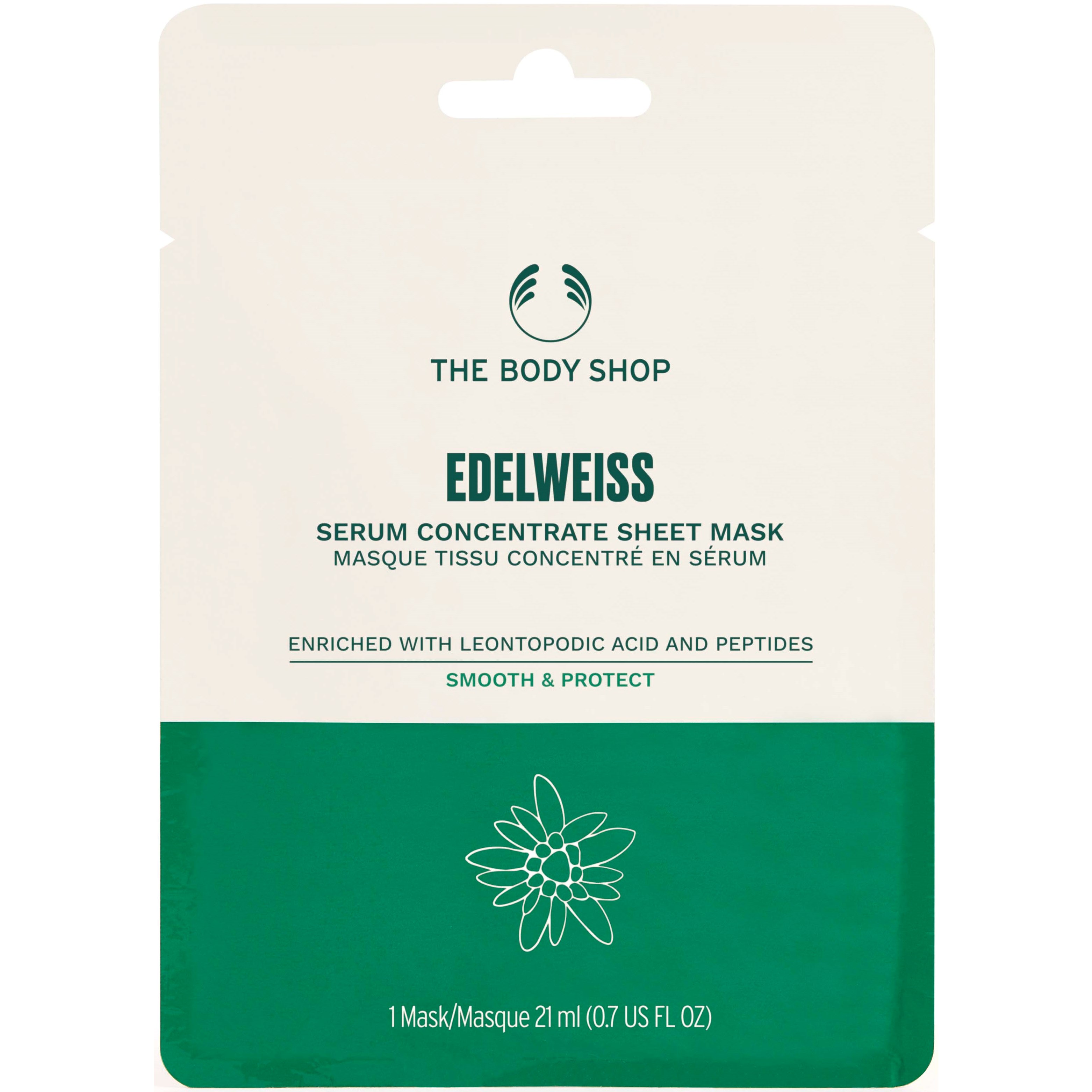 Läs mer om The Body Shop Edelweiss Sheet Mask 18 ml