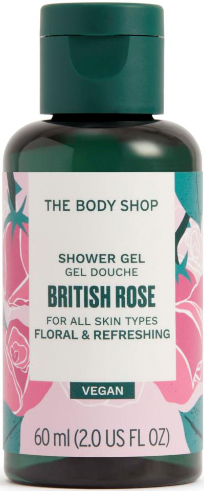 The Body Shop Shower Gel British Rose 60 ml