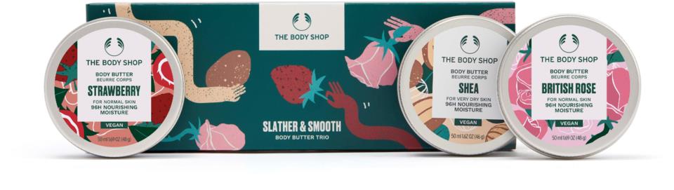THE BODY SHOP Slather & Smooth Body Butter Trio