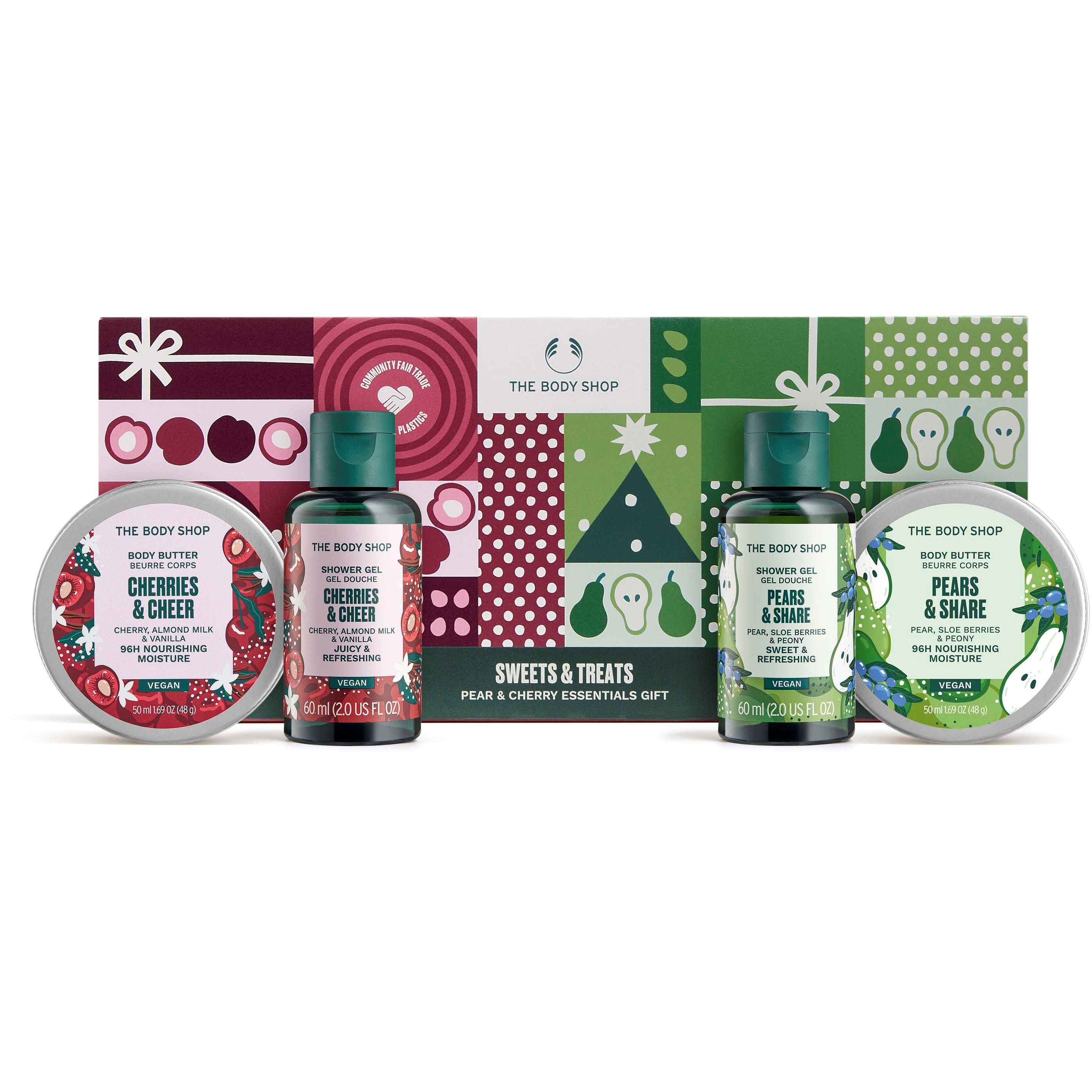 The Body Shop Sweets & Treats Pear & Cherry Essential Gift