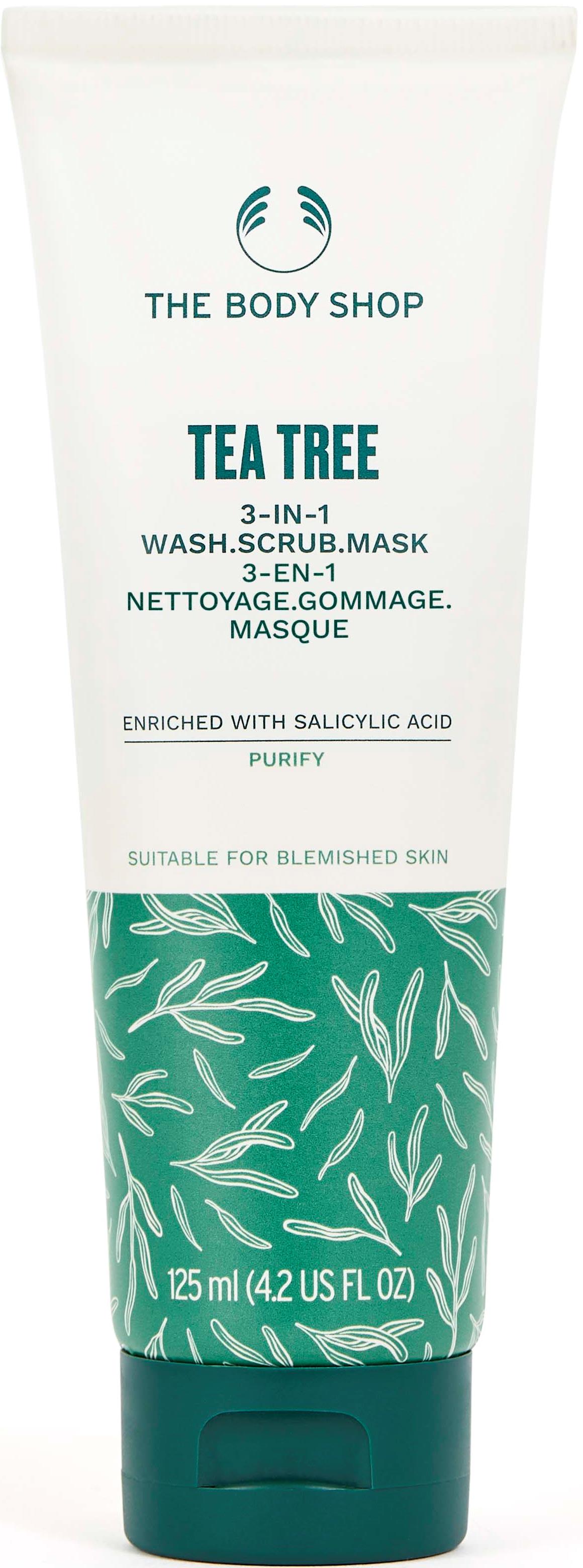 The Body Shop Tea Tree 3in1 Wash, Scrub & Mask 125 ml