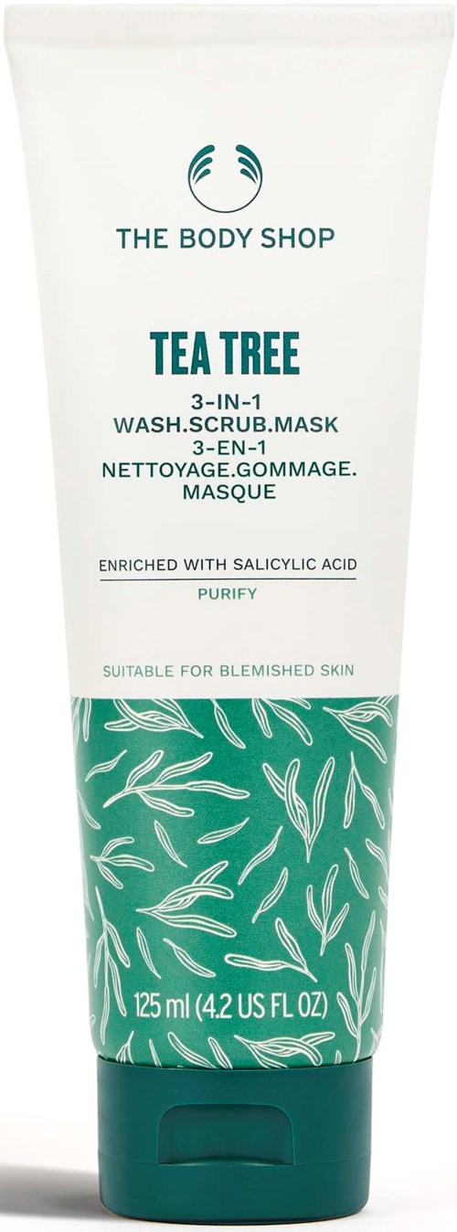 The Body Shop Tea Tree 3-in-1 Wash, Scrub & Mask 125 ml
