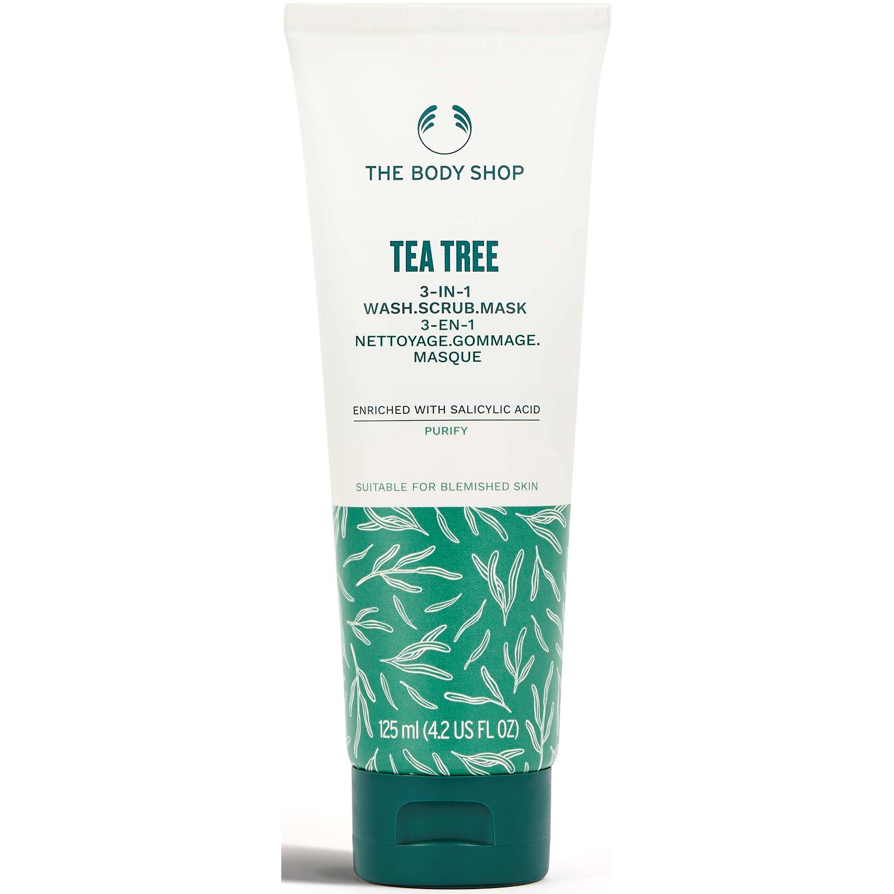 The Body Shop Tea Tree 3-in-1 Wash, Scrub & Mask 125 ml
