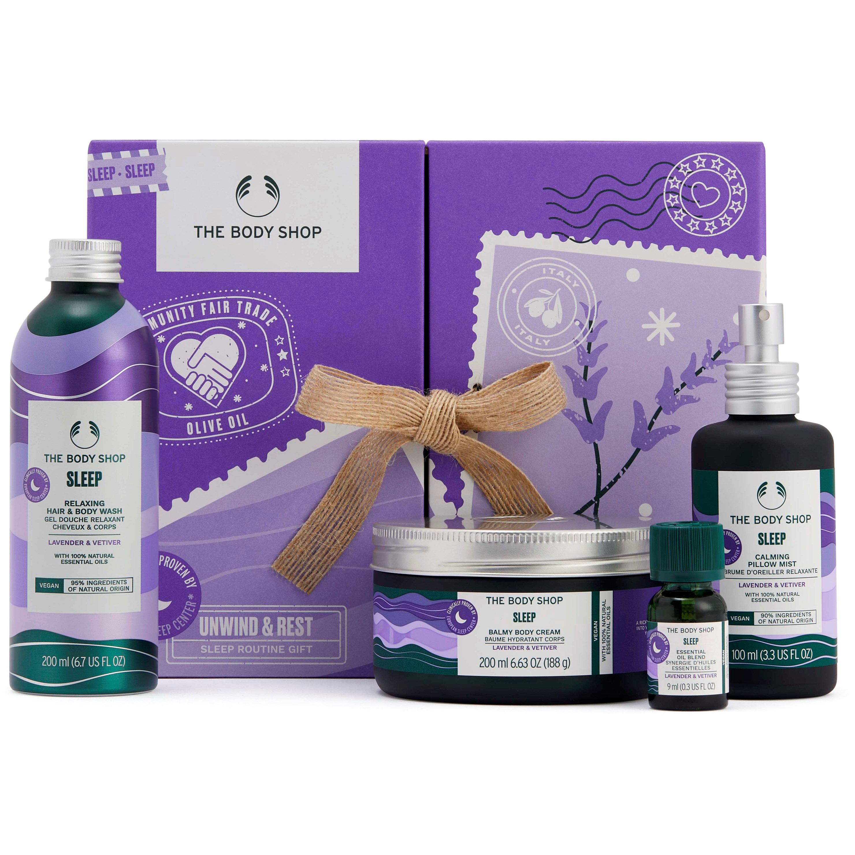 The Body Shop Lavender Wellness Unwind & Rest Routine Gift