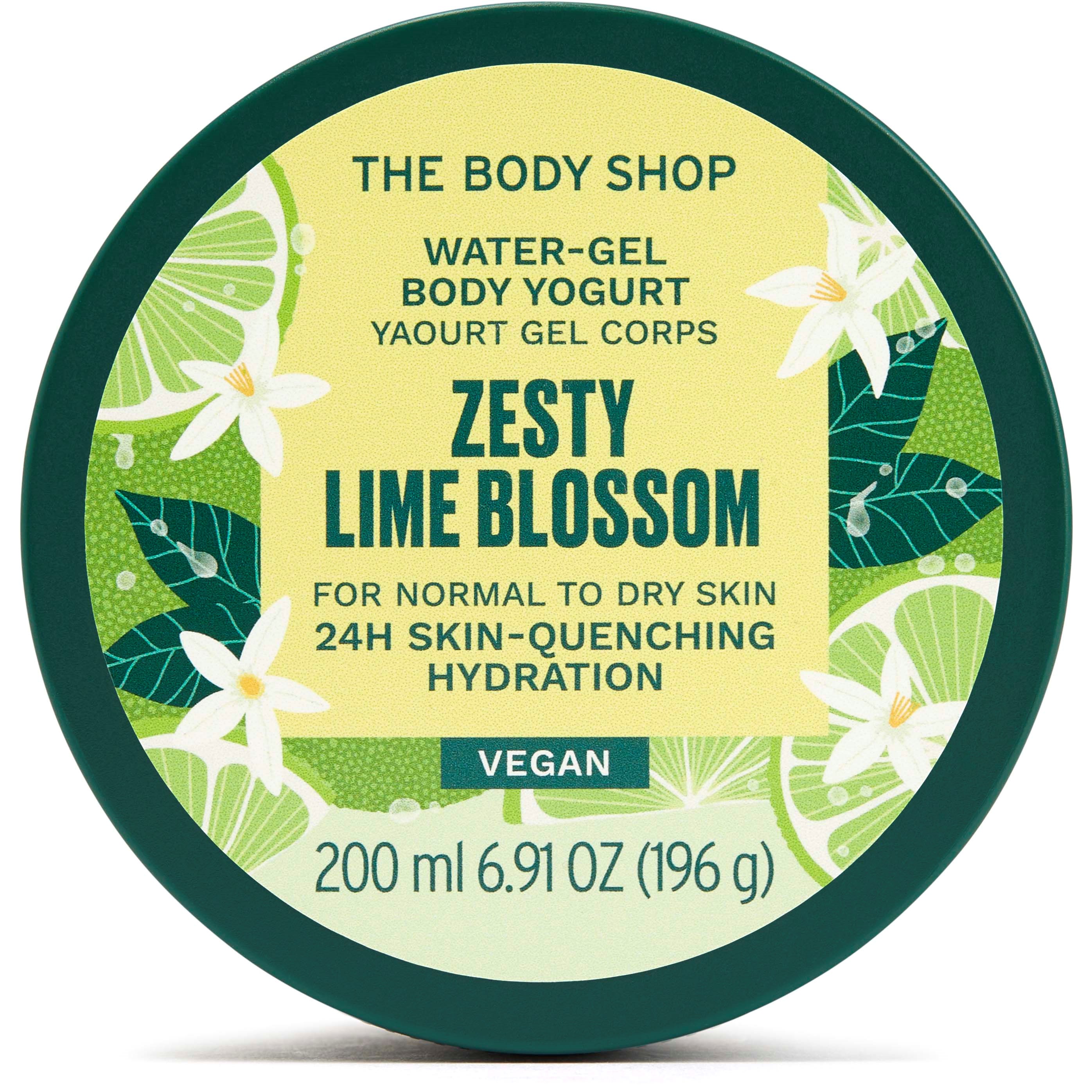 The Body Shop Zesty Lime Blossom Water-Gel Body Yogurt 200 ml