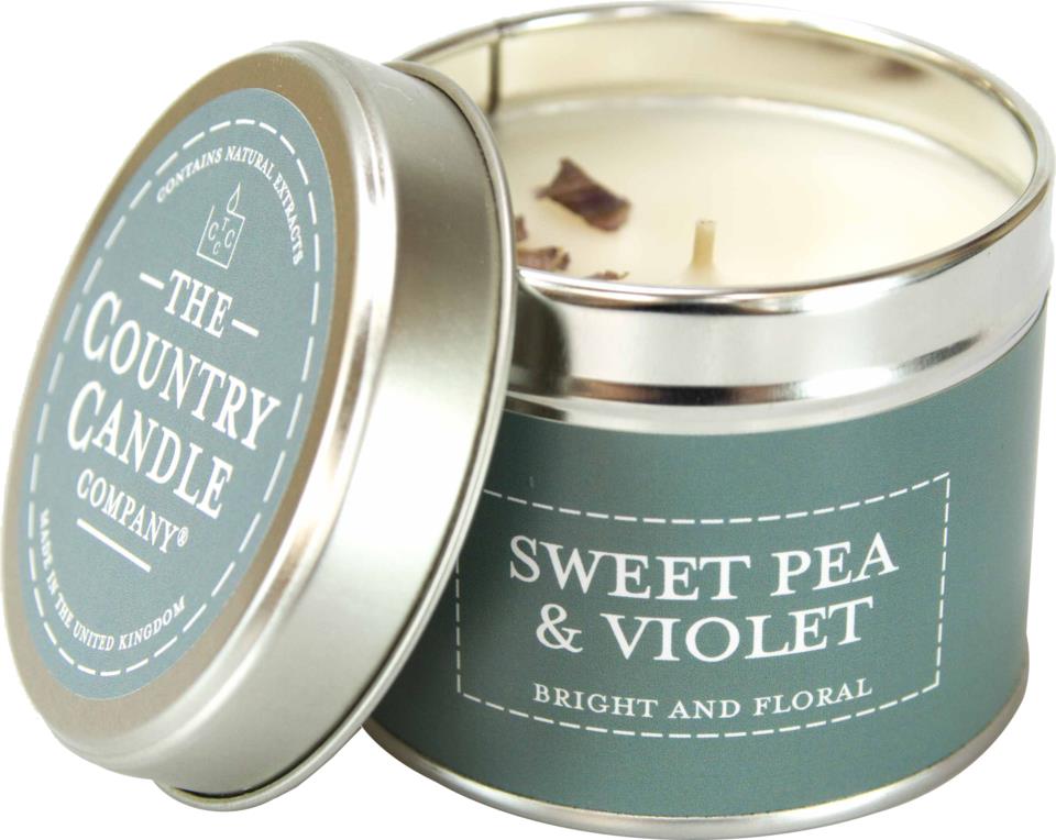 The Country Candle Company Pastels Collection Sweet Pea & Vi