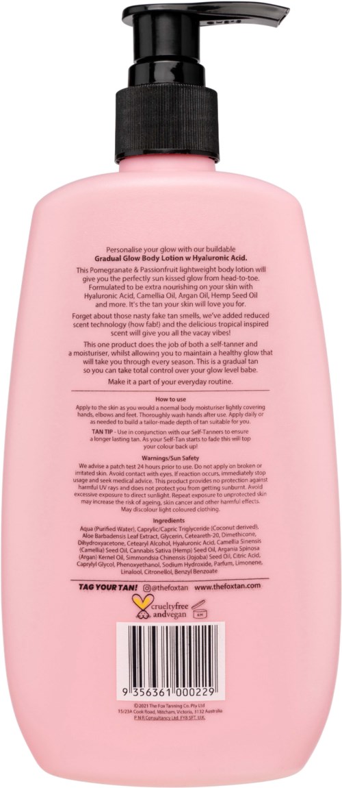 The Fox Tan Gradual Glow Body Lotion 300 ml