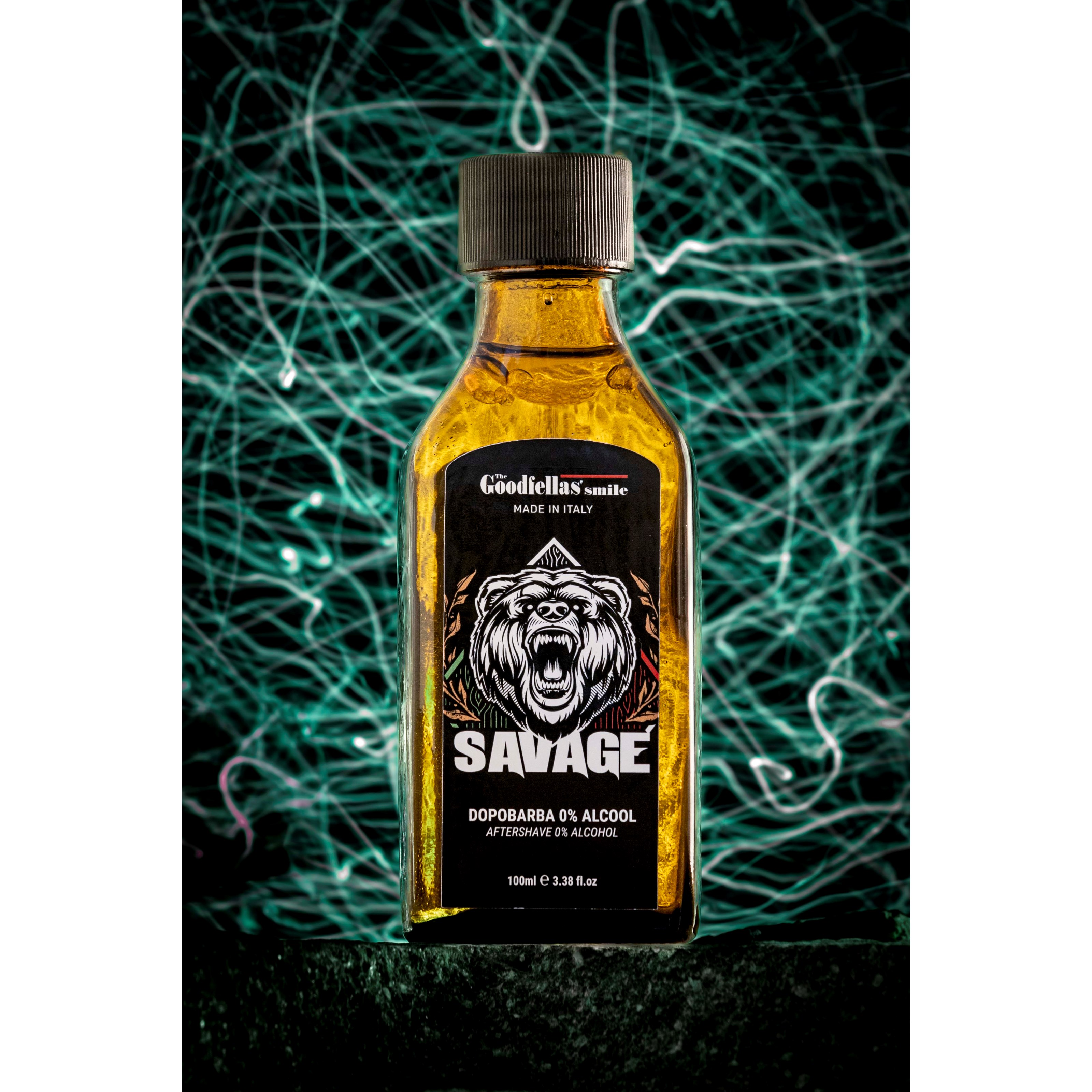 The Goodfellas' Smile After Shave Zero Alcohol Savage 100 ml (obrázok 3)