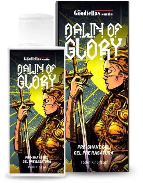 Eine Frau mit Brille hält ein Schwert gegen einen mondbeschienenen Nachthimmel. Die Verpackung zeigt bunte Fantasy-Kunst und Text.