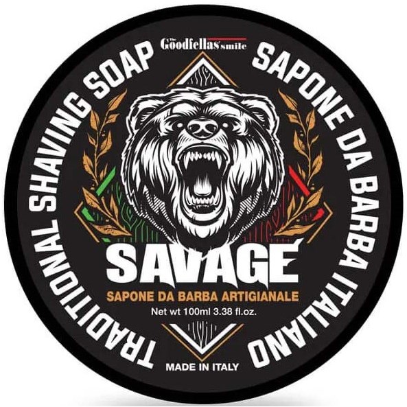 Läs mer om The Goodfellas Smile Shaving Soap Savage 100 ml