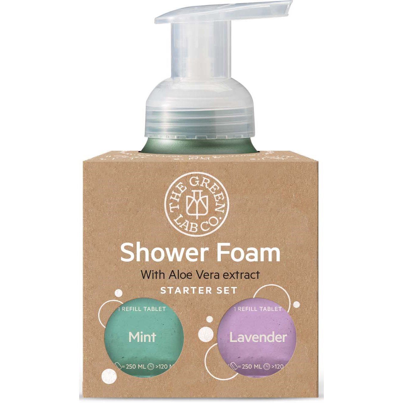 The Green Lab Co. Starter Set Shower Foam Mint & Lavendel 2x125ml