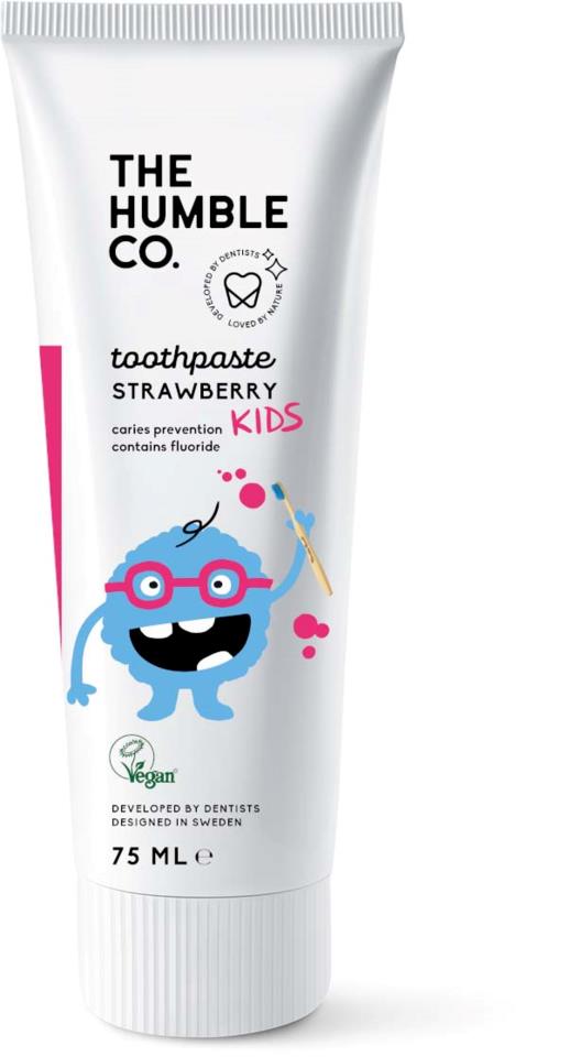 The Humble Brush Natural Toothpaste Kids Strawberry