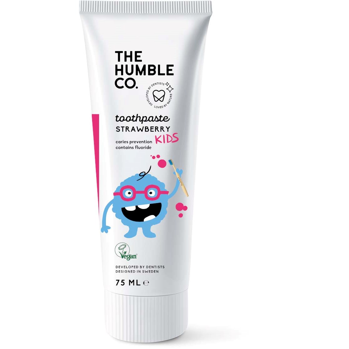 The Humble Co. The Tandkräm Kids Strawberry 75 ml
