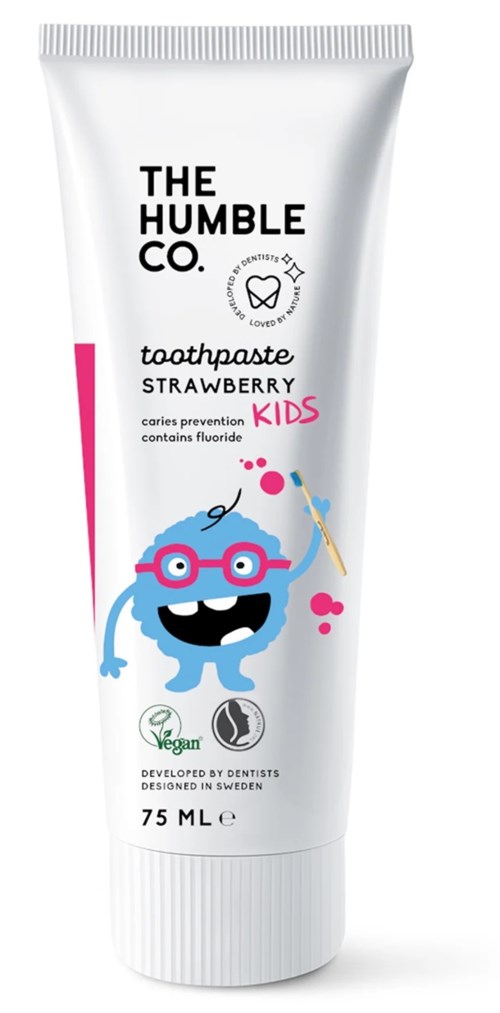 The Humble Co. Kids Humble Toothpaste - Kids Strawberry 75 ml