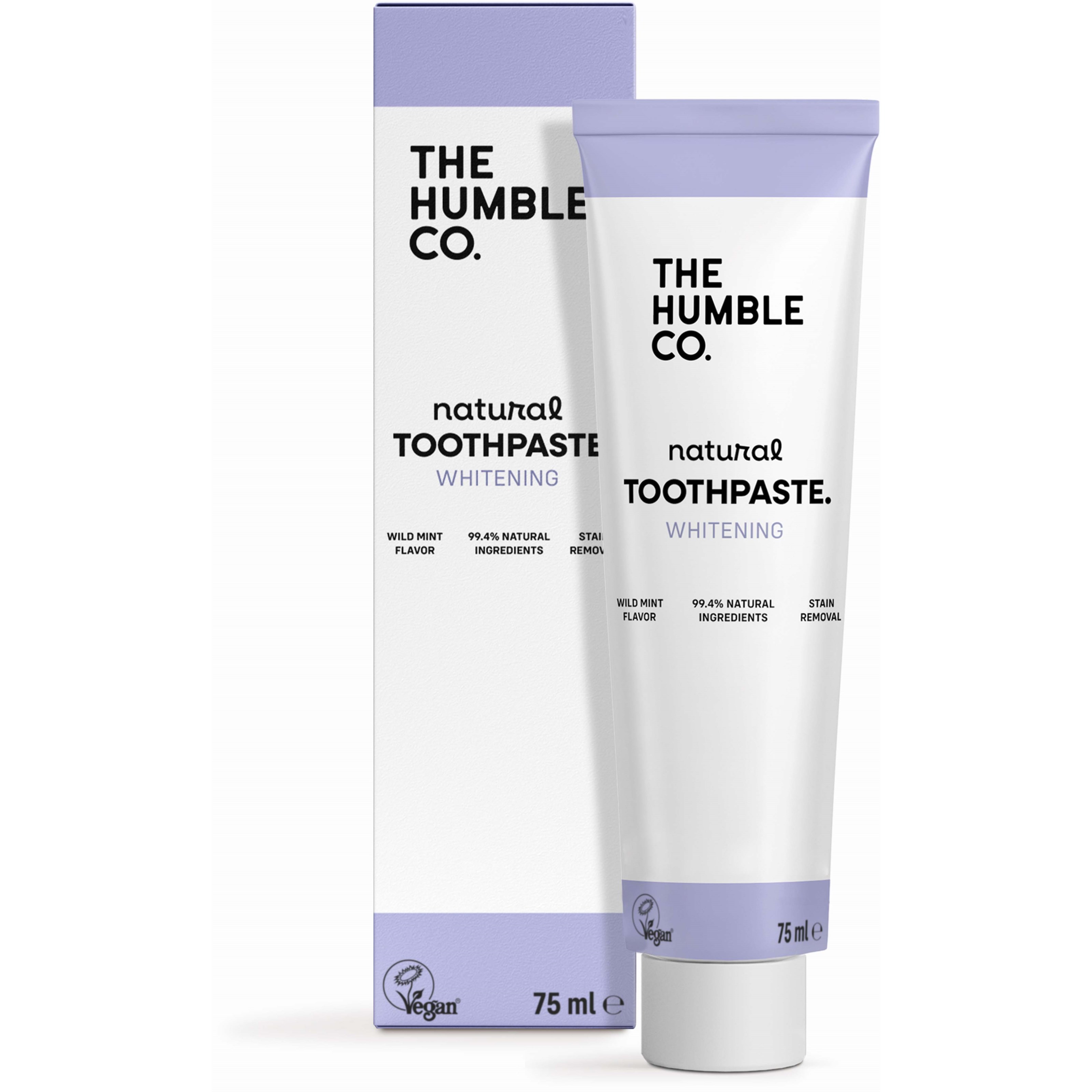 The Humble Co. Humble Toothpaste - Whitening, Mint 75 ml billede
