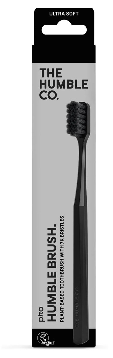 The Humble Co. Brush Plant-based - 7k bristles - Ultra soft Black
