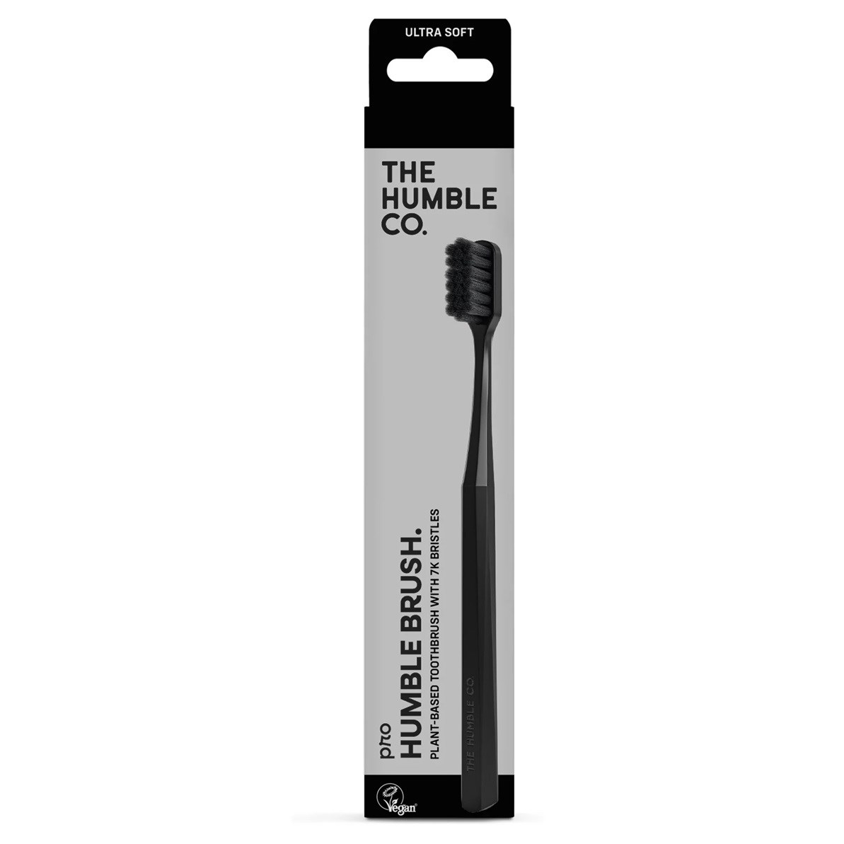 The Humble Co. Brush Plant-based - 7k bristles - Ultra soft Black