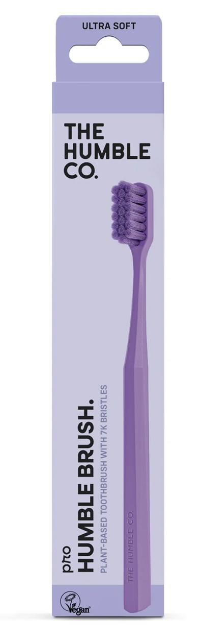 The Humble Co. Brush Plant-based - 7k bristles - Ultra soft Purple
