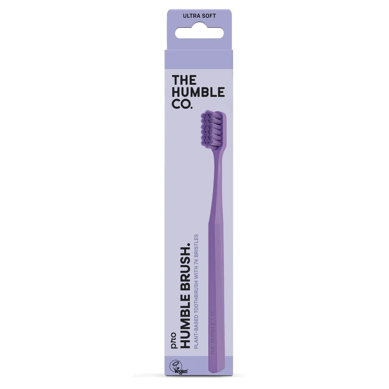 The Humble Co. Brush Plant-based - 7k bristles - Ultra soft Purpl