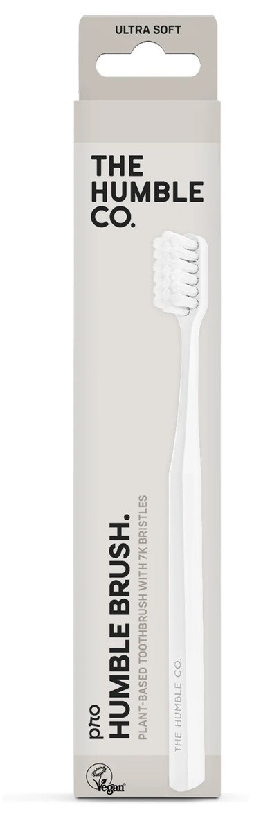 The Humble Co. Brush Plant-based - 7k bristles - Ultra soft White