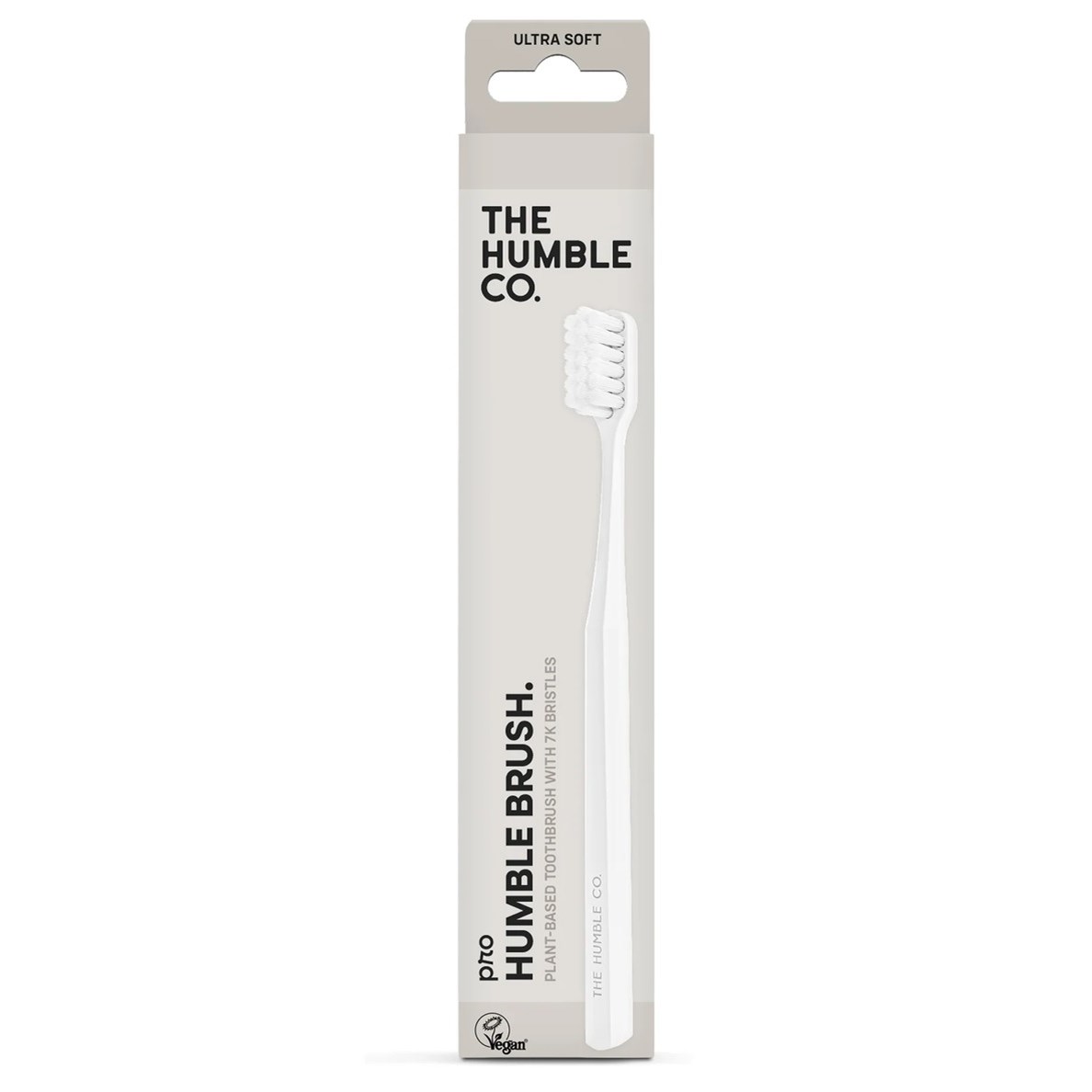 The Humble Co. Brush Plant-based - 7k bristles - Ultra soft White