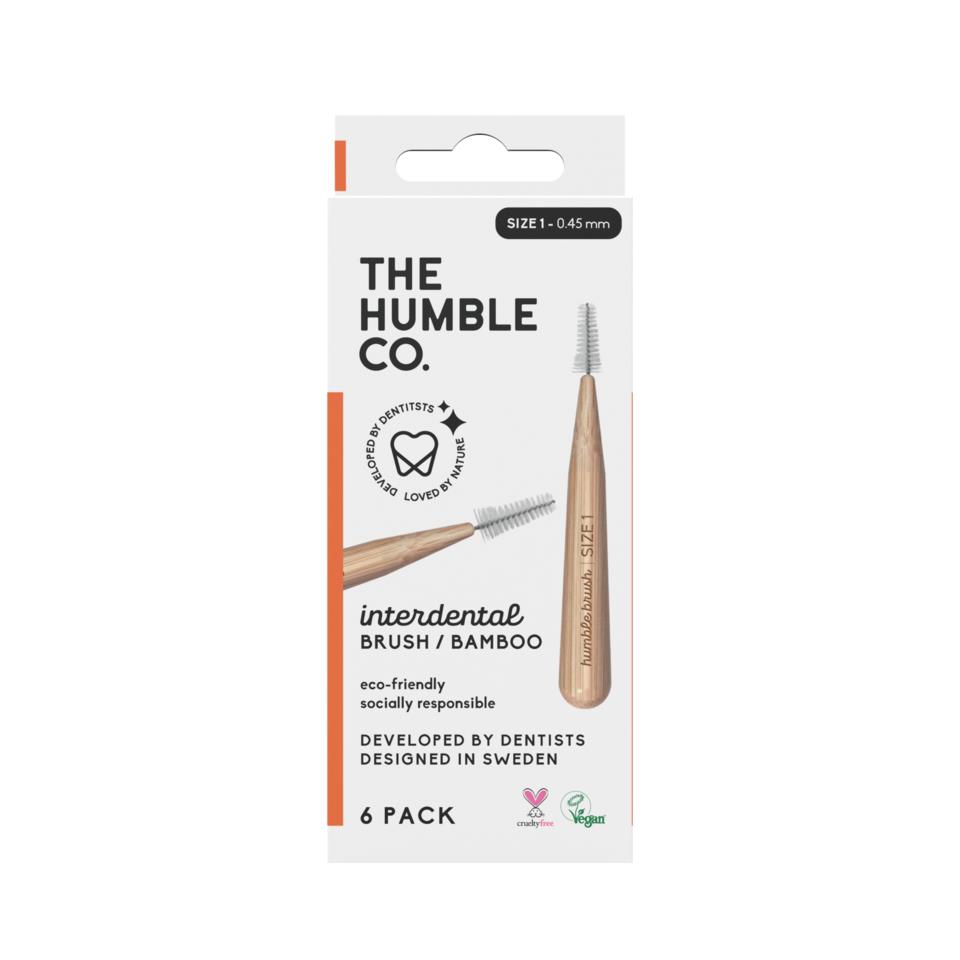 The Humble Co. Bamboo Interdental Brush Size 1 Orange