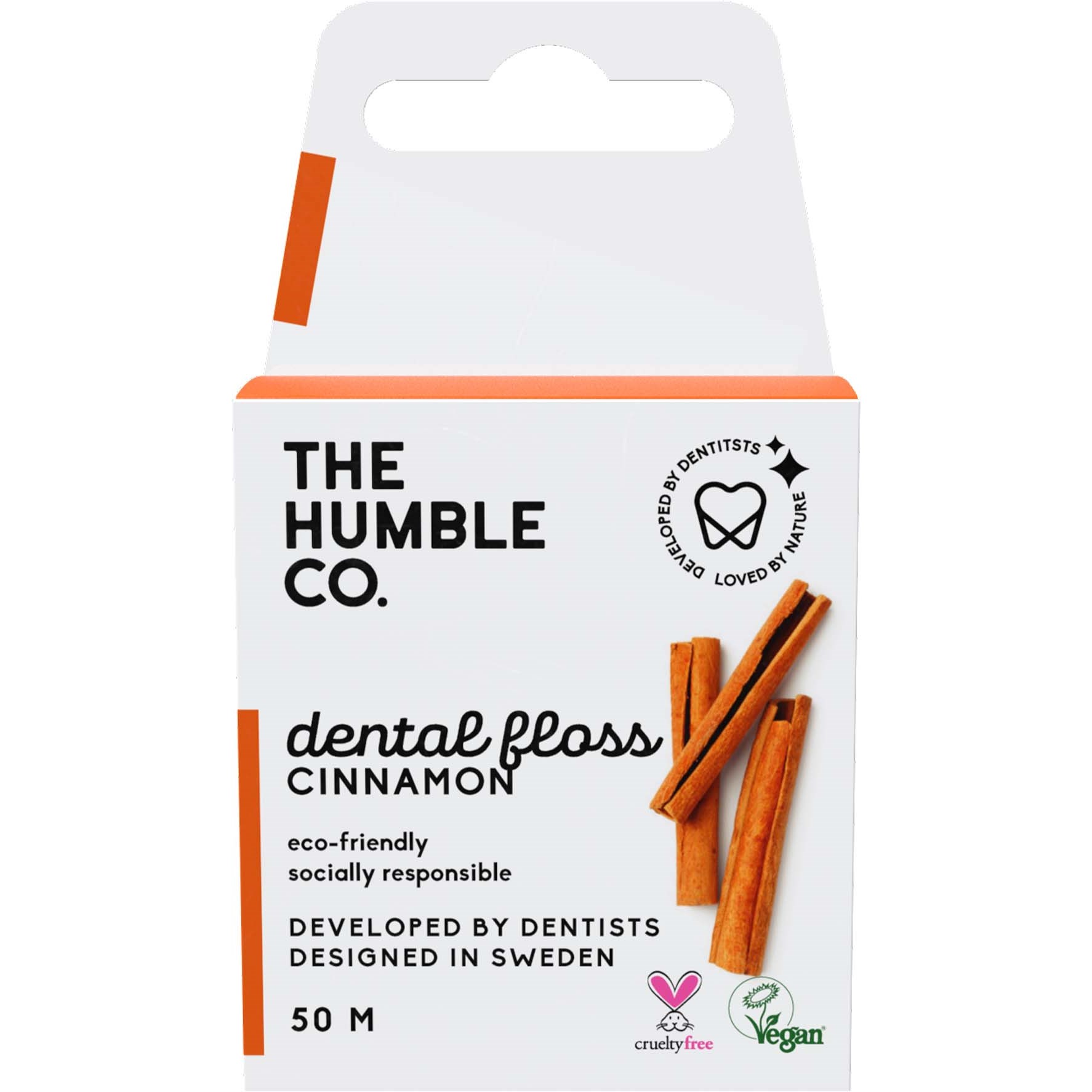 Bilde av The Humble Co. Dental Floss 50m Cinnamon