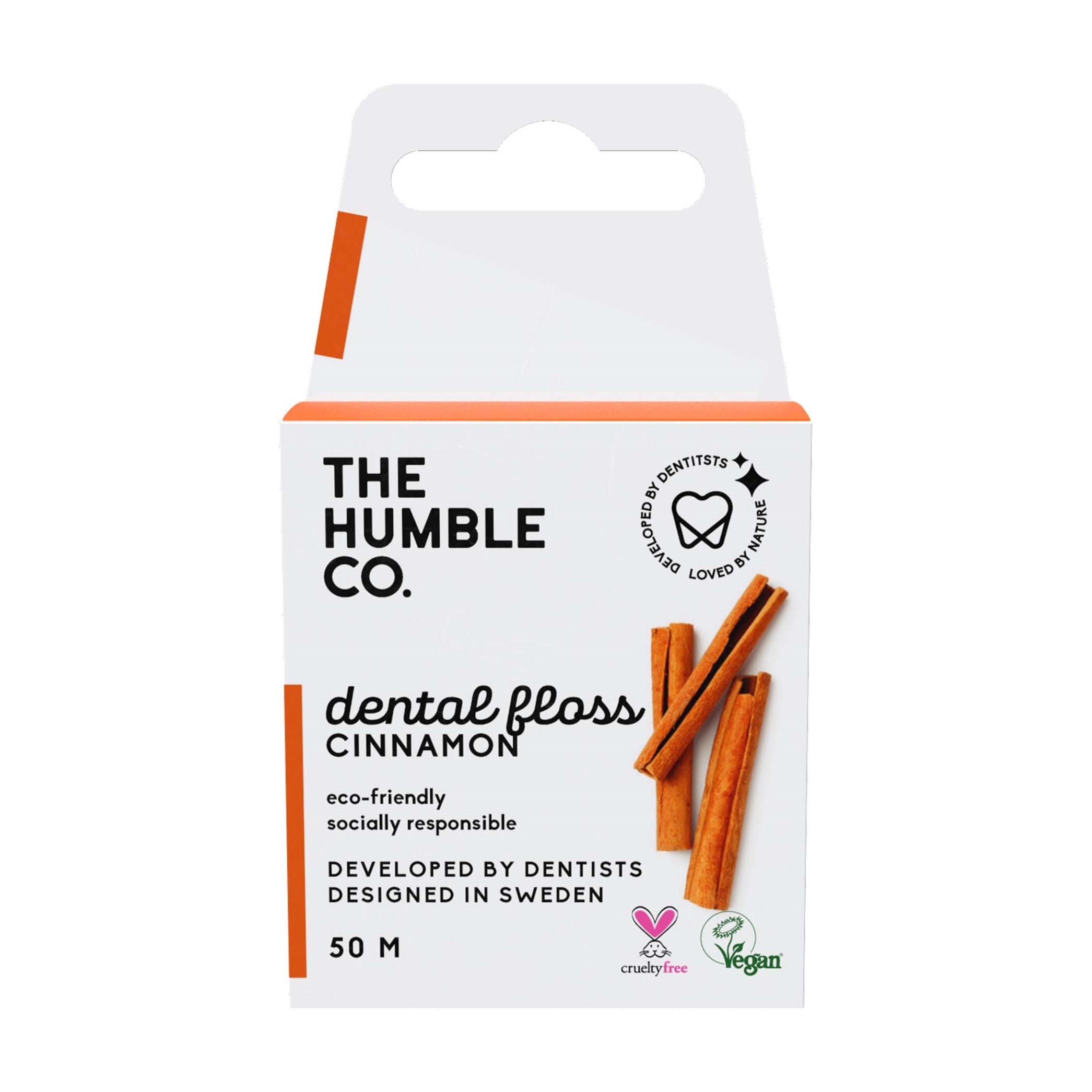 Läs mer om The Humble Co. Dental Floss 50 M Cinnamon