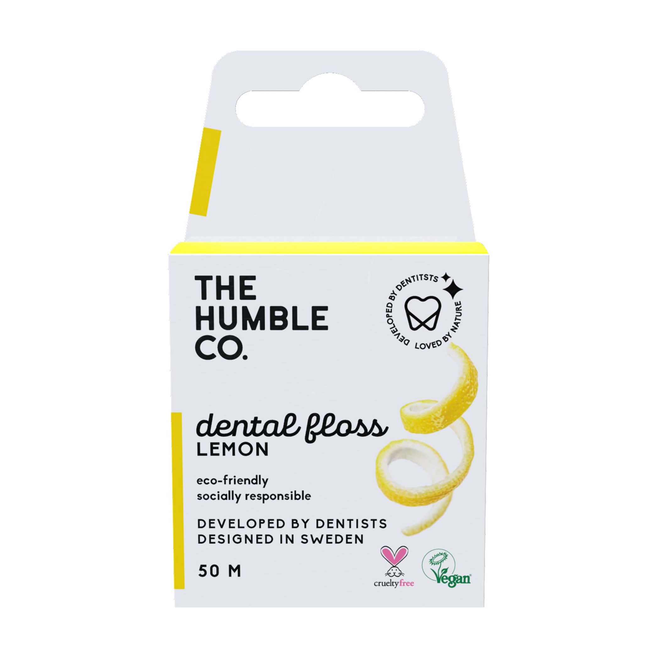 Läs mer om The Humble Co. Dental Floss 50 M Lemon