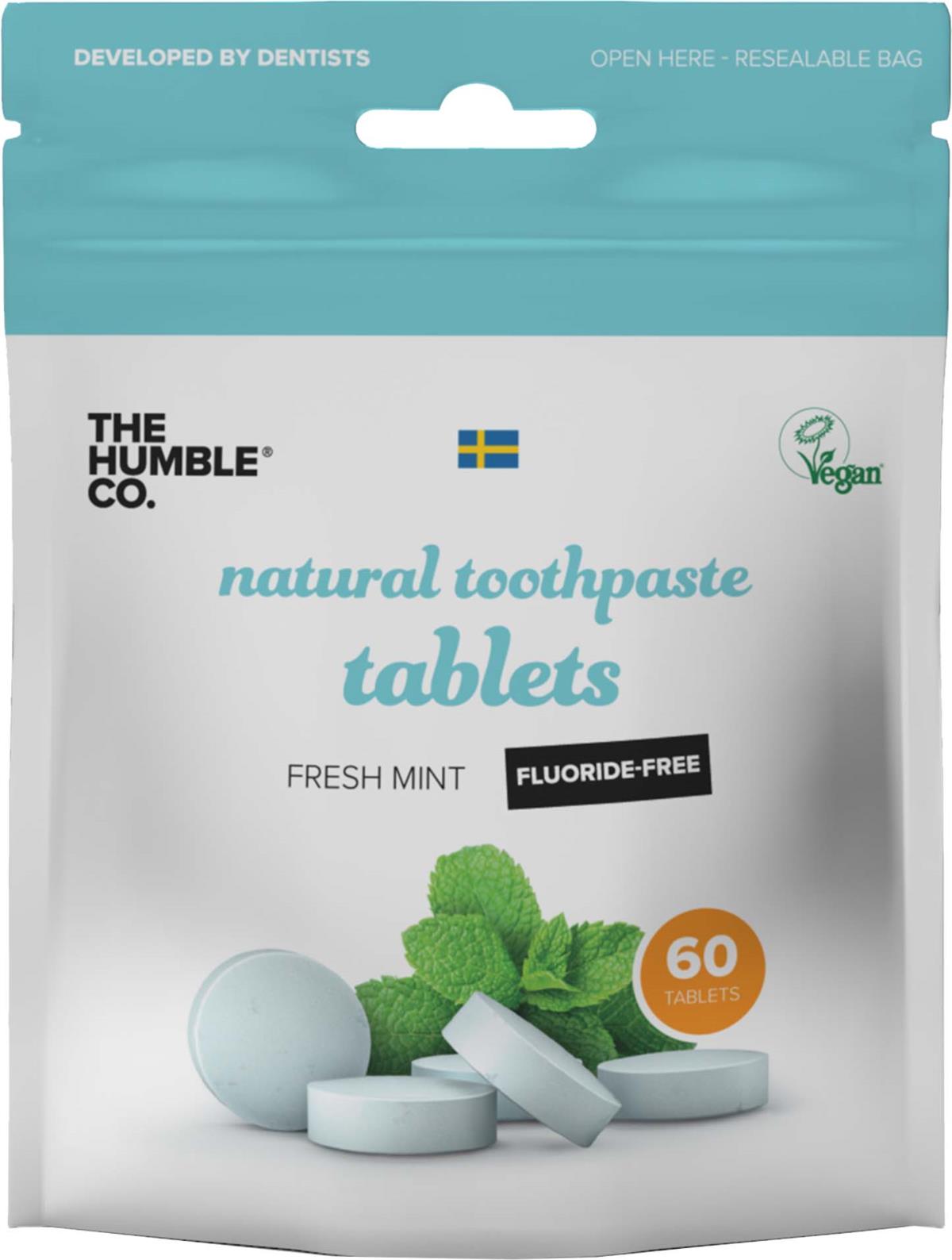 The Humble Co. Toothpaste Tablets Flouride-Free 60 Tablets 23 g | lyko.com
