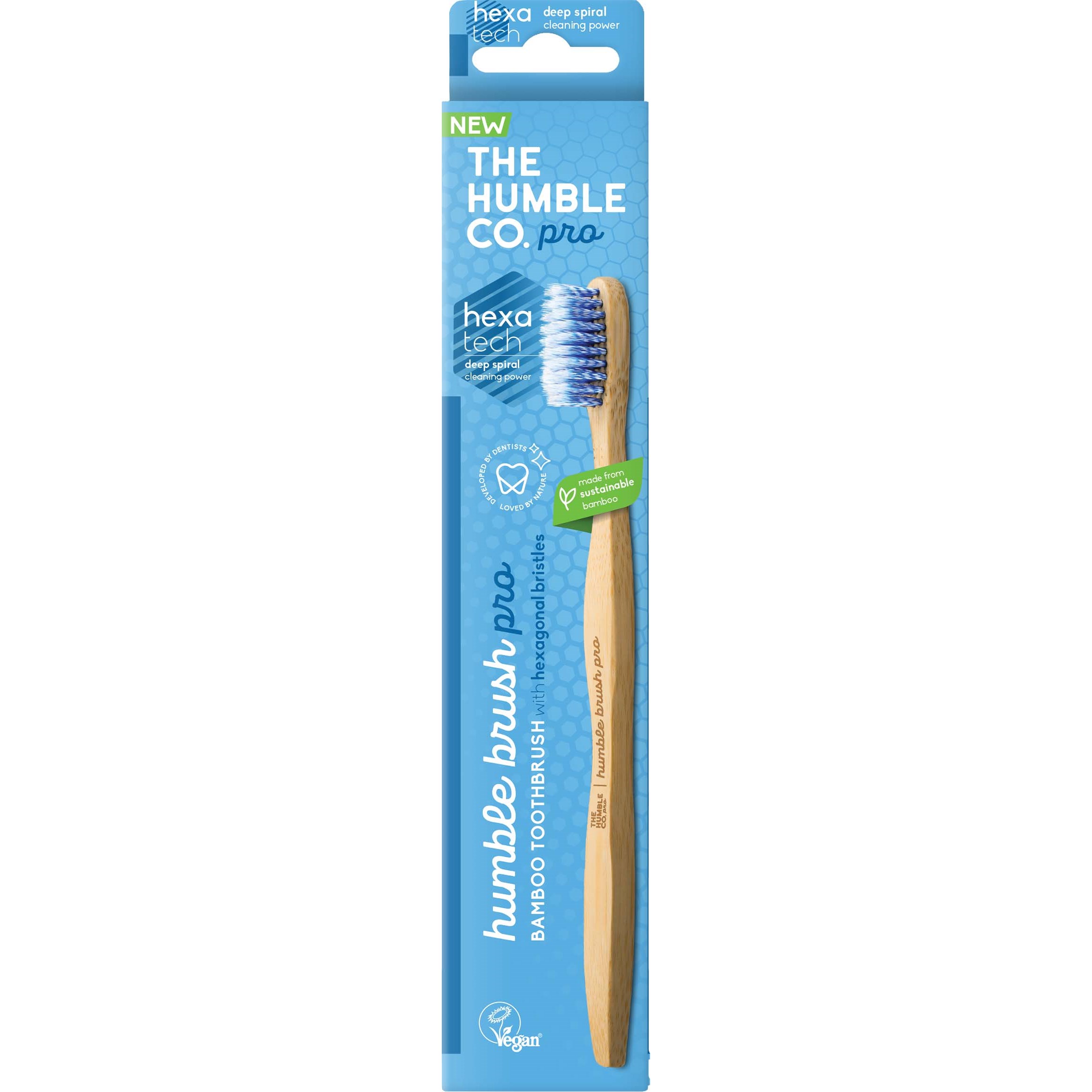 The Humble Co. Humble Brush Pro Spiral Toothbrush Soft Blue